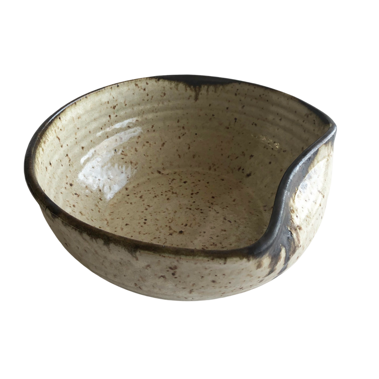 Luna Serving Bowl with Handle Rest - Sumiye Co