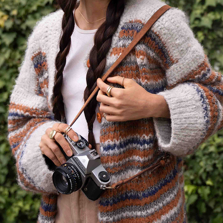 Leather Camera Strap - Sumiye Co