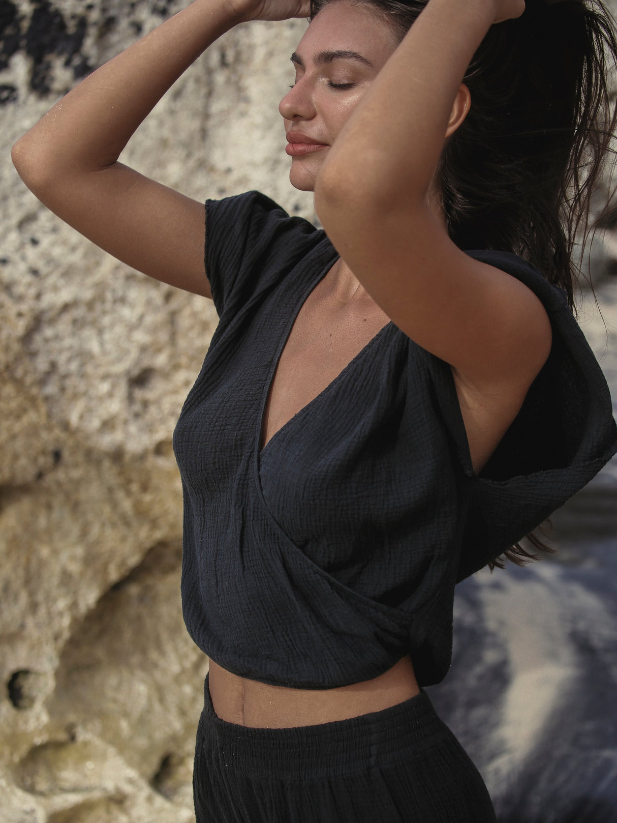 Harlow Top - Black - Sumiye Co