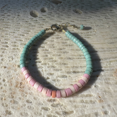 Heishi Bone Bracelet-1