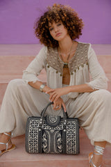 Hitam Mini Weekender Bag by Banda Bags - Sumiye Co