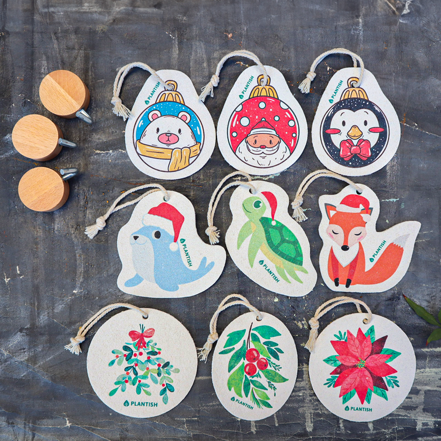 Set of 9 Holiday Ornaments | Pop up Sponge (Holiday Exclusive)-2