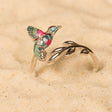 Hummingbird Ring, Silver 925 Jewelry, Best Gift for Her