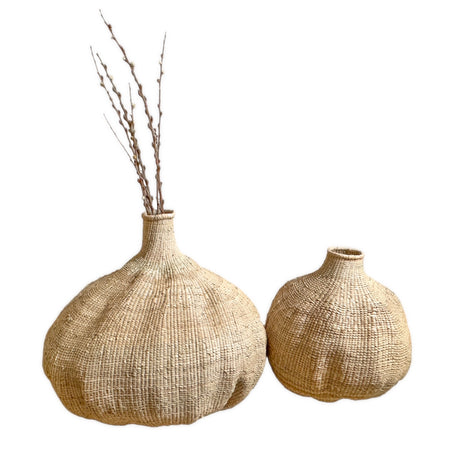 Cestas esculturales de ajo de Tonga de Mbare