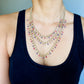 Necklace | Layered Mulberry Artisan Kantha Jewelry