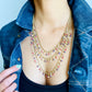 Necklace | Layered Mulberry Artisan Kantha Jewelry