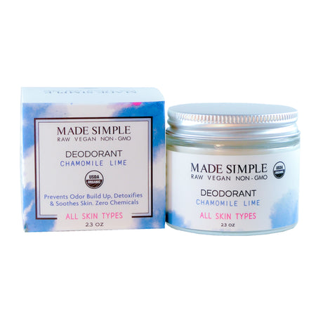 Organic Deodorant – Chamomile, Lime & Grapefruit (2.3 oz) - Sumiye Co