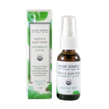 Organic Oral Tonic – Sensitive Teeth & Gums (1 fl oz) - Sumiye Co