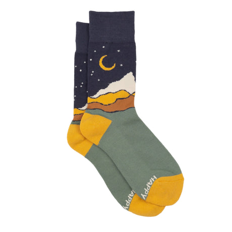 Starry Mountain Socks | Organic Cotton Comfort - Sumiye Co
