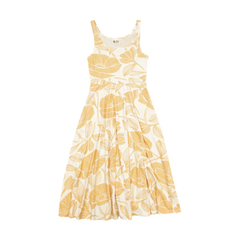 Golden Poppies Midi Dress - Sumiye Co