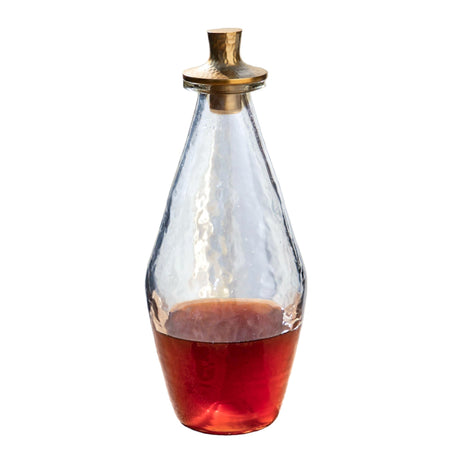 Pebbled Glass Decanter Classic - Sumiye Co