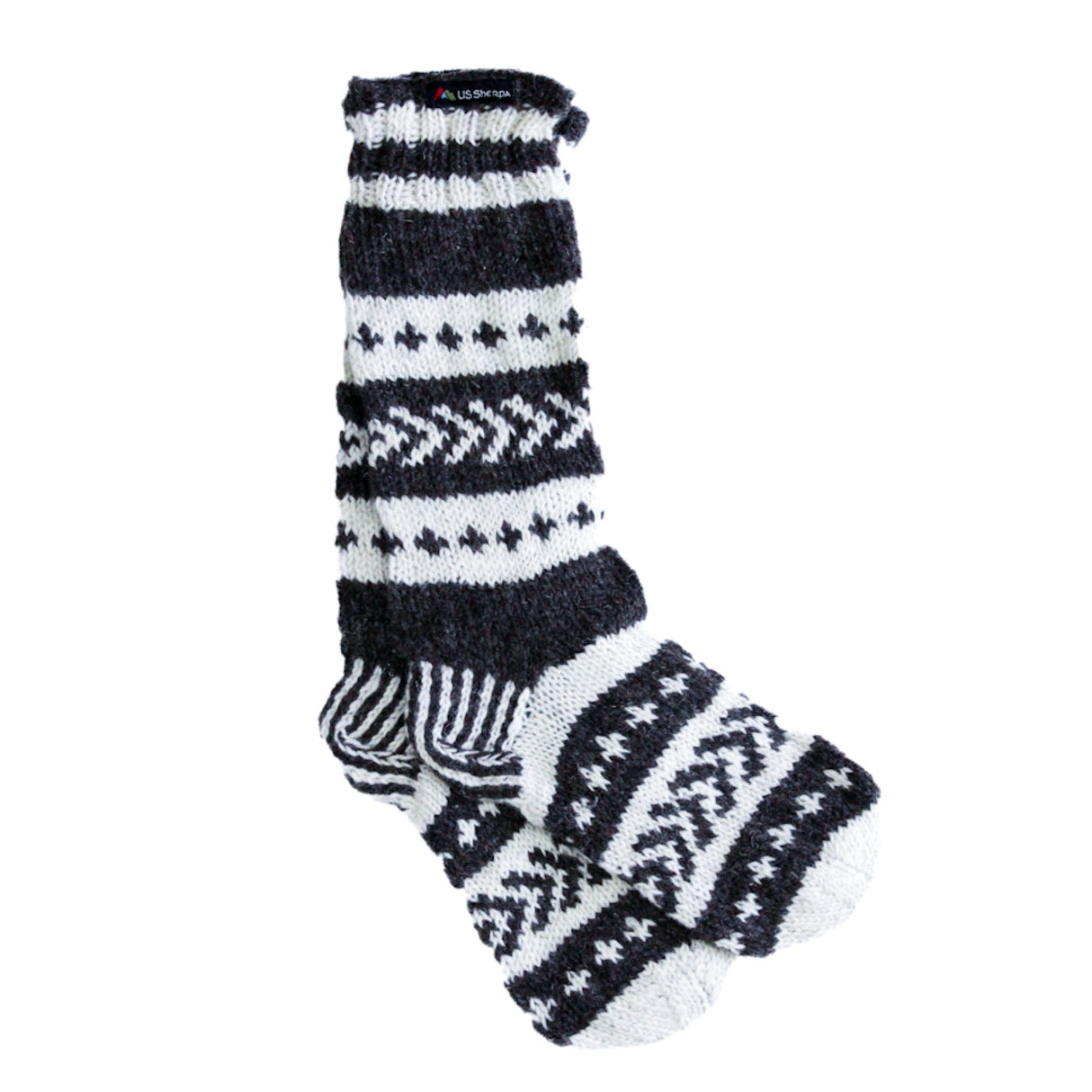 Sherpa Socks Monochrome - Sumiye Co