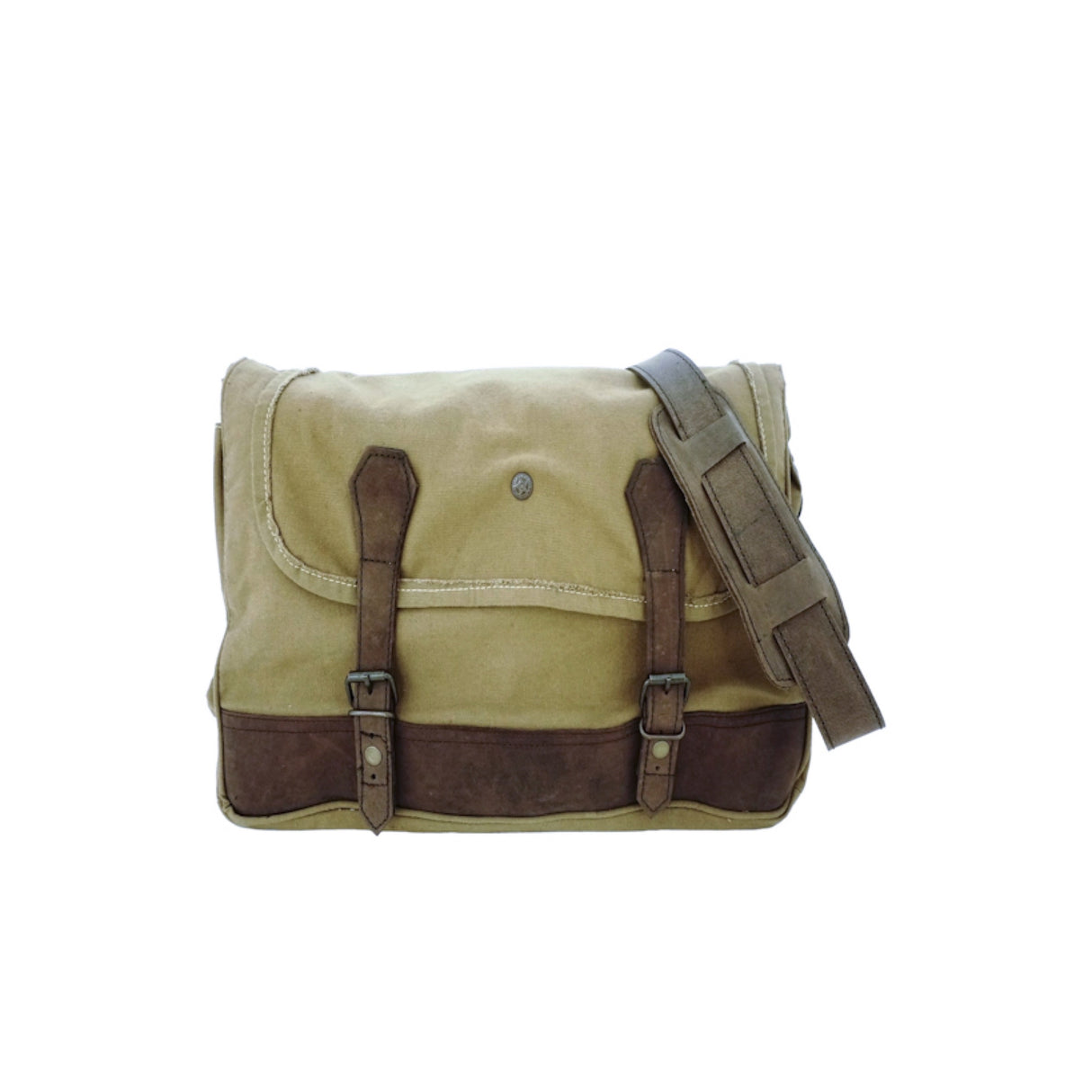 Bolso bandolera | Camuflaje de tienda militar reciclado