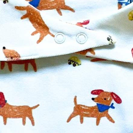 Dogs Print | Baby Bandana Bib - Sumiye Co