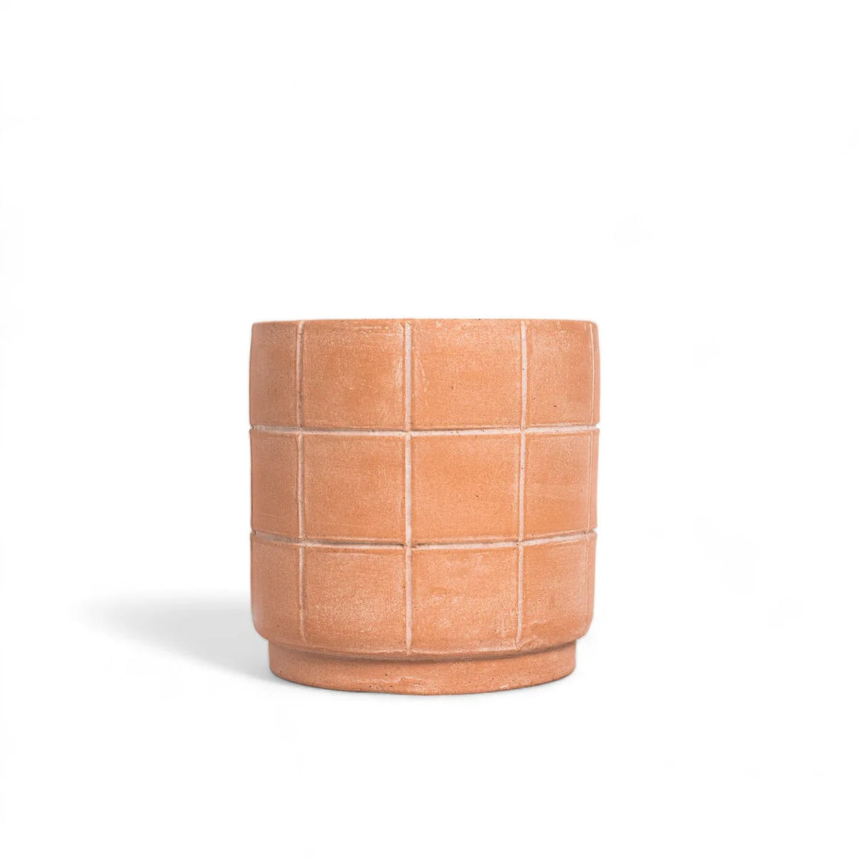 Grid Terracotta Planter - Large - Sumiye Co