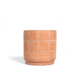 Grid Terracotta Planter - Large - Sumiye Co