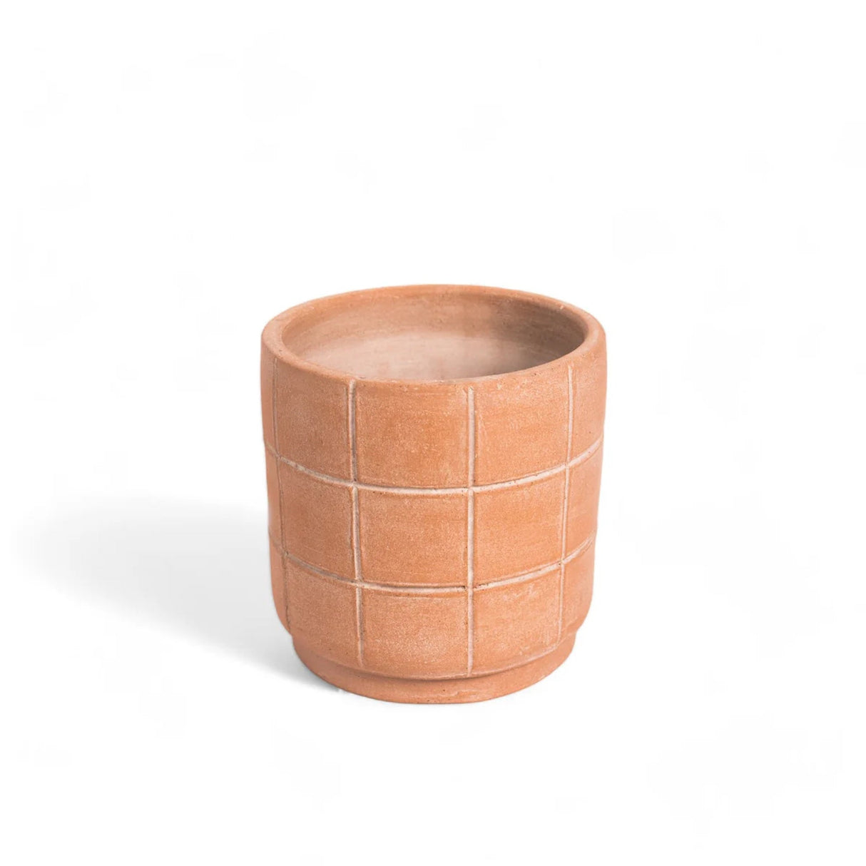 Grid Terracotta Planter - Large - Sumiye Co