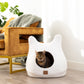 Whimsical Cat Ear Cave Bed - Snow White