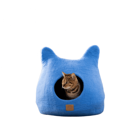 Whimsical Cat Ear Cave Bed - Sky Blue - Sumiye Co