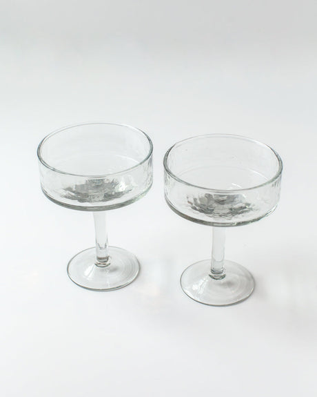 Coupe Cocktail Glasses - Clear - Set of 4 - Sumiye Co