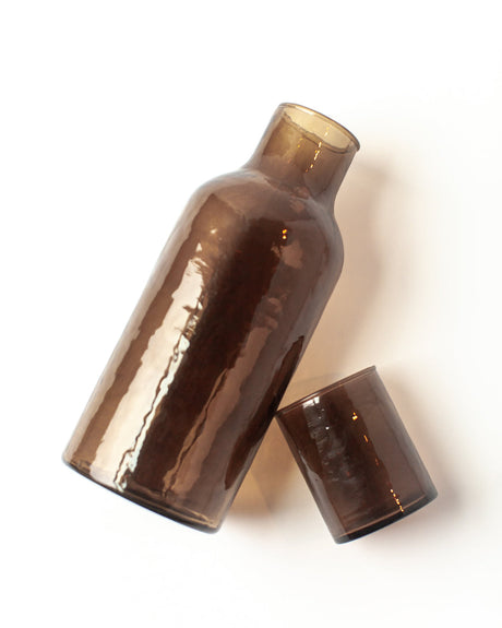 Glass Carafe & Drinking Glass - Smoke - Sumiye Co