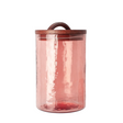 Glass Large Canister + Wooden - Blush - Sumiye Co