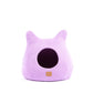Whimsical Cat Ear Cave Bed - Lilac Purple