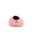 Premium Felted Wool Cat Cave Bed - Valentine Pink - Sumiye Co