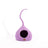 Deluxe Handcrafted Felt Cat Cave With Tail - Lilac Purple - Sumiye Co