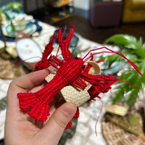 Handwoven Lobster Napkin Ring – Artisan Table Decor Colombia - Sumiye Co