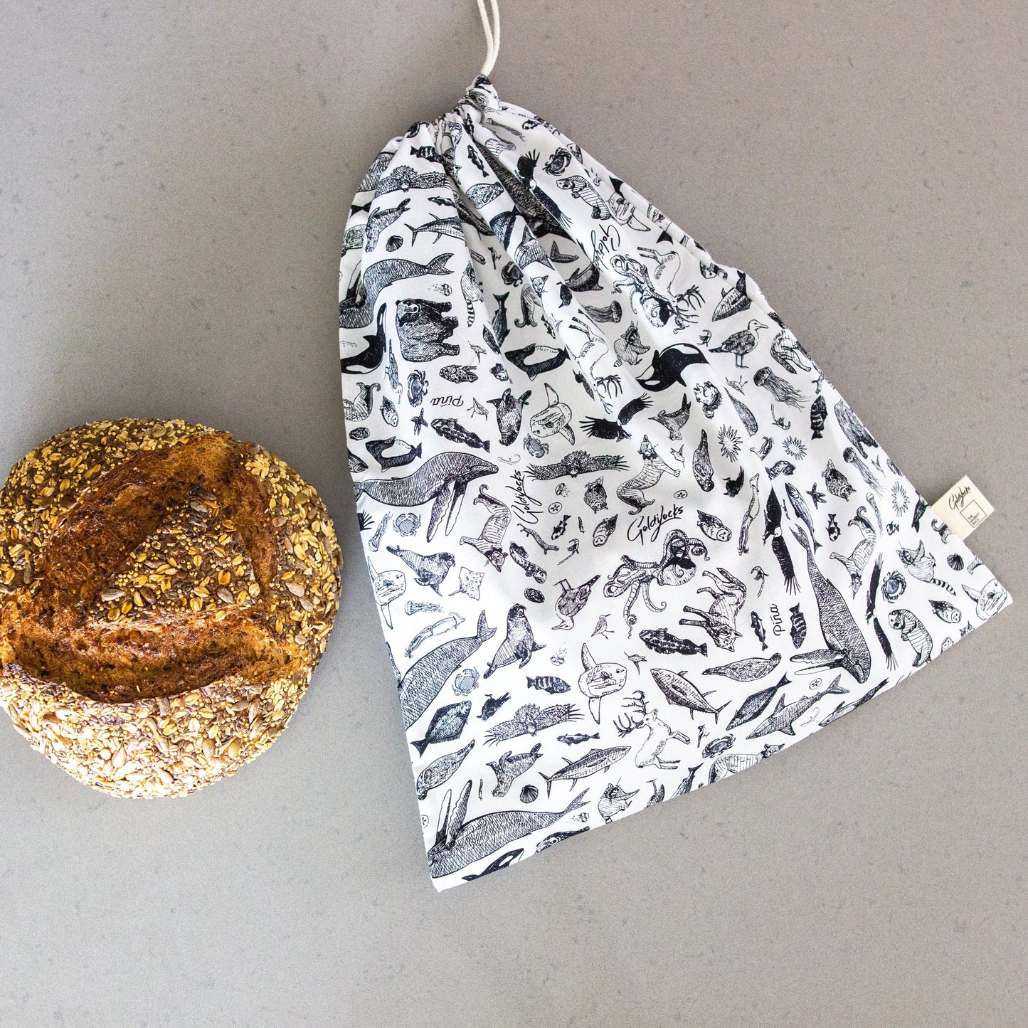 Bread Bag Set: Species of Ucluelet by Goldilocks Goods