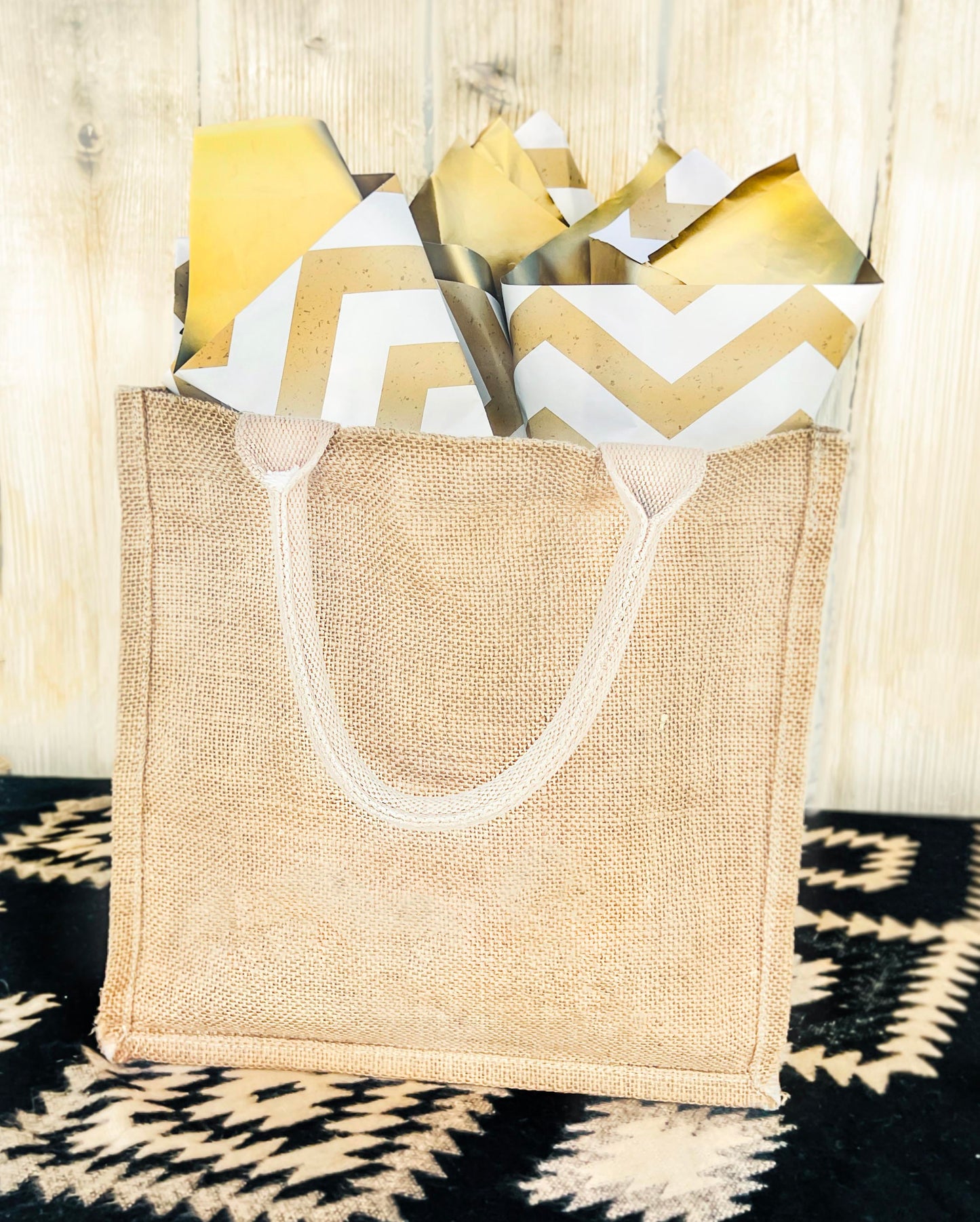 Gift & Market Tote Bag (Lined) | Love (10” H x 12.5”W x 6”D)
