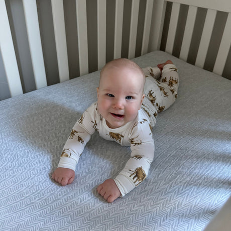 Long Sleeve 2 piece Bamboo Pajama Set-4