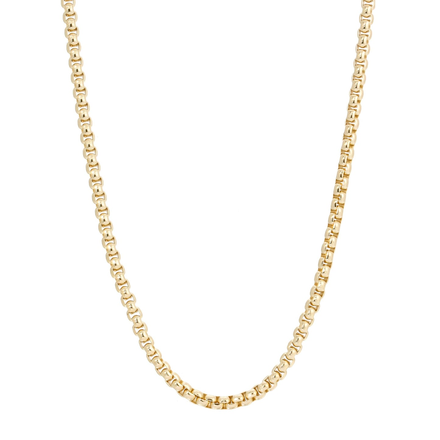4mm Luciana Box Chain Necklace