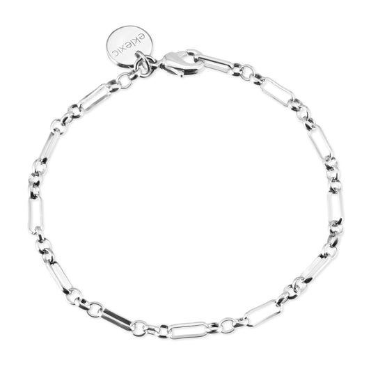 3.4mm Small Multi Link Silver Chain Anklet