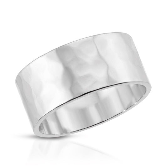 9.5mm Hammered Ring