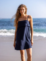 Indy Mini Dress - Navy - Sumiye Co