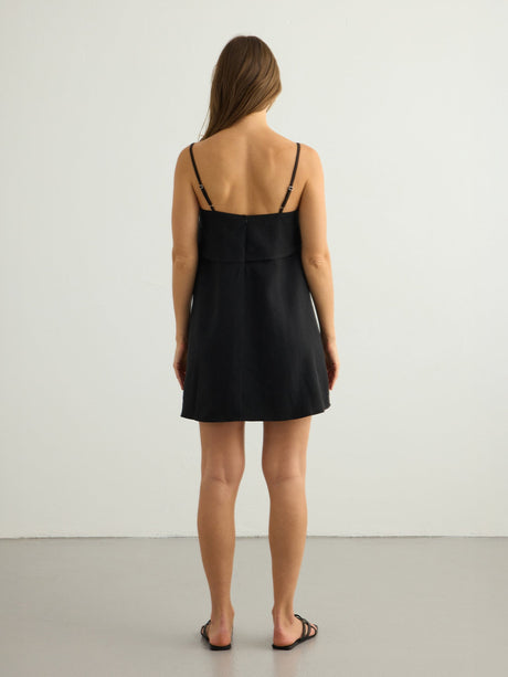 Indy Mini Dress - Black - Sumiye Co