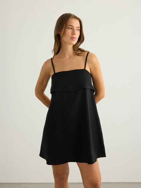Indy Mini Dress - Black - Sumiye Co