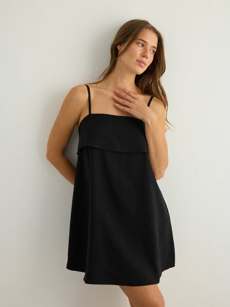 Indy Mini Dress - Black - Sumiye Co