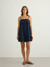 Indy Mini Dress - Navy - Sumiye Co