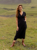 Isla Midi Dress | Eclipse - Sumiye Co