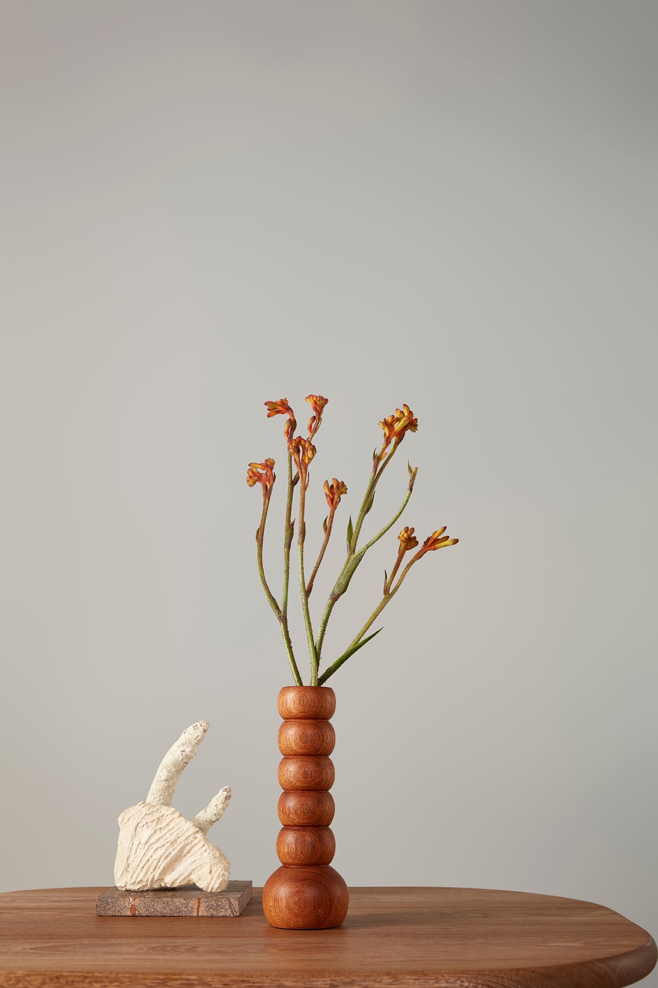 Venus Flower Vase 2 - Granadillo Wood | Colombia