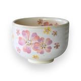 Japanese Pink Sakura Ceramic Matcha Bowl