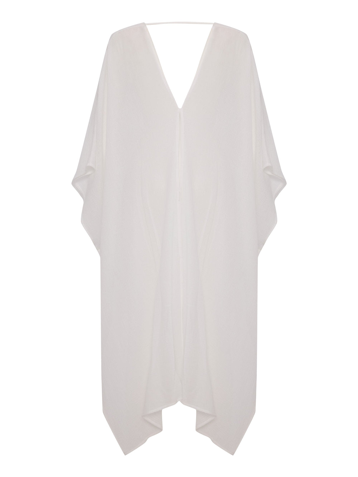 Bodrum Ties Kaftan - White