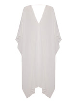 Bodrum Ties Kaftan - White