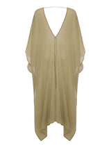 Bodrum Ties Kaftan - Khaki Green
