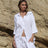 Kaya Boyfriend Shirt - White - Sumiye Co