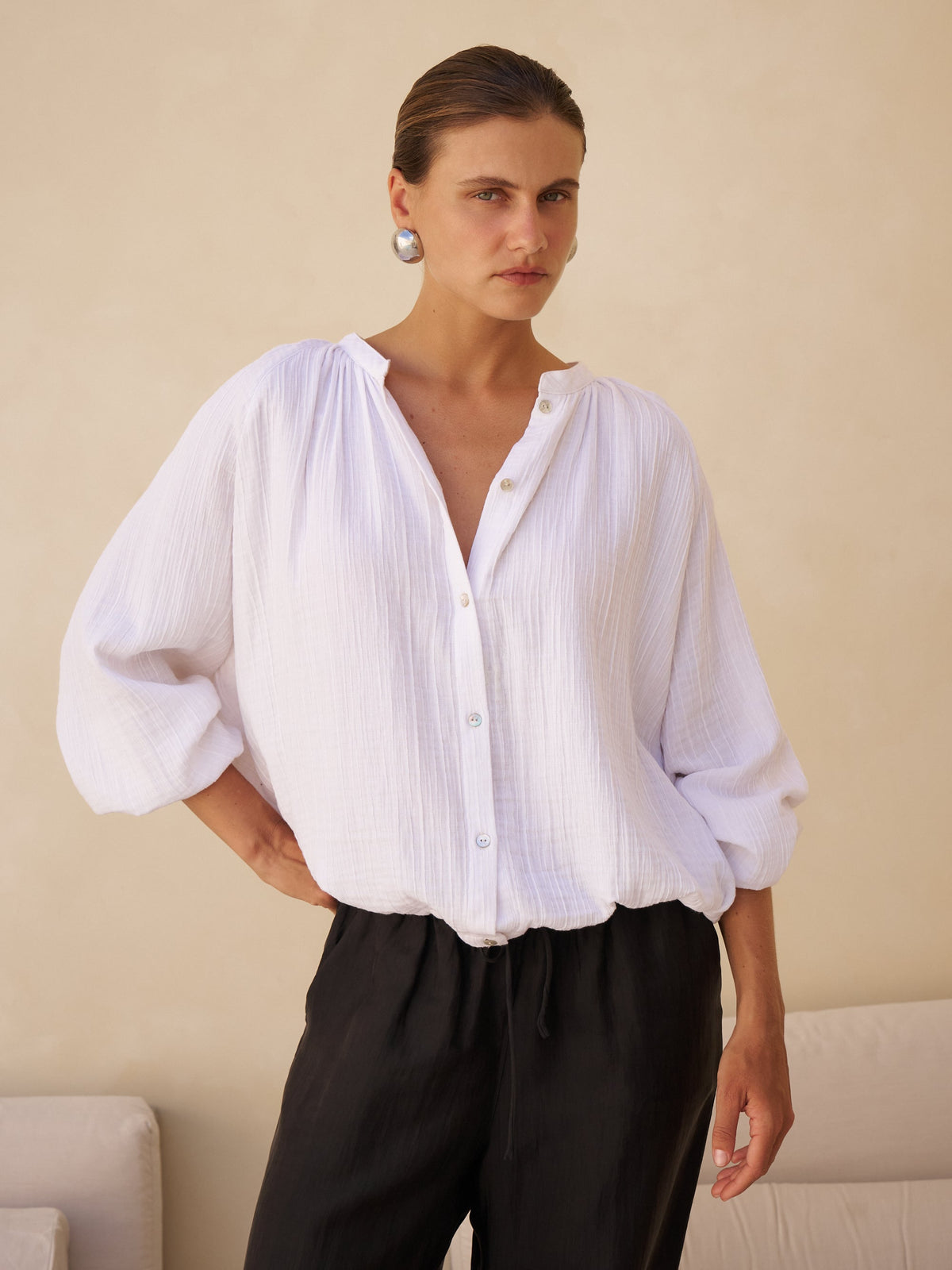 Lucid Flow Tie Pants - Black