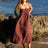Kaya Smocked Maxi Dress - Terracotta - Sumiye Co
